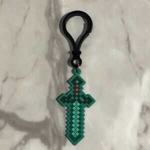 Minecraft Diamond Sword Keychain